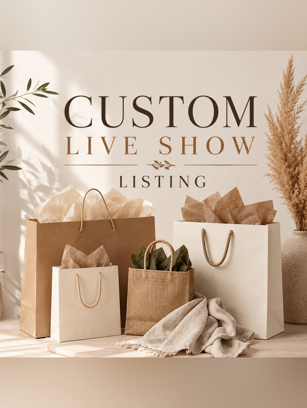 @oprb Posh Live Show Custom Listing